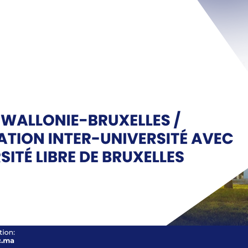 Maroc-Wallonie-Bruxelles / Coopération inter-université avec l’Université Libre de Bruxelles