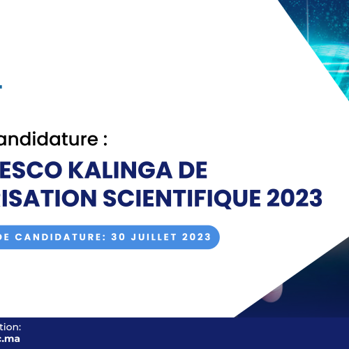 Appel à candidature – Prix UNESCO Kalinga de Vulgarisation Scientifique 2023