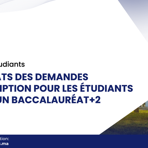 Résultats des demandes d’inscription pour les étudiants ayant un Baccalauréat+2