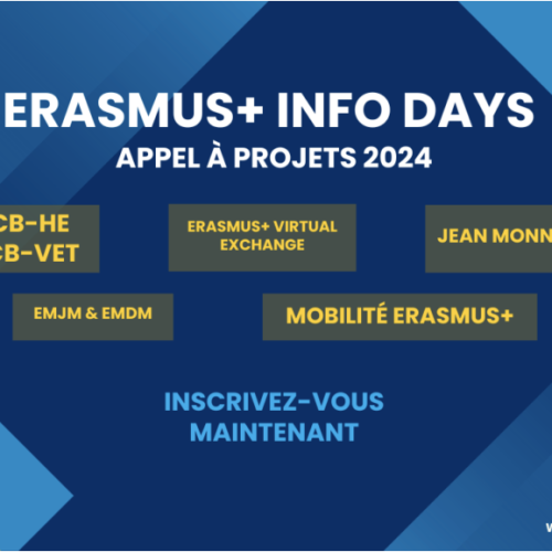 Sessions d’information sur le Programme Erasmus+