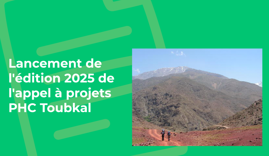 Lancement de l’édition 2025 de l’appel à projets PHC Toubkal