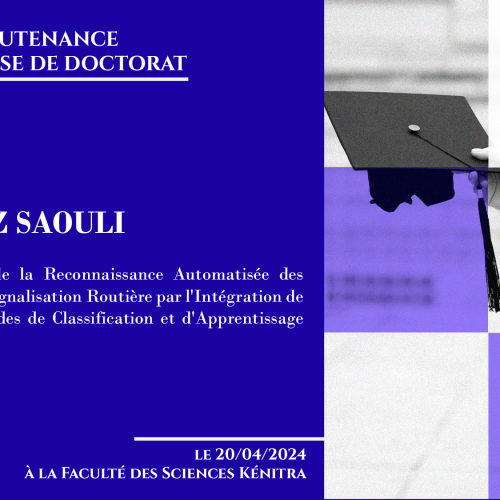 Avis de soutenance d’une thèse de doctorat (Mr AZIZ SAOULI)