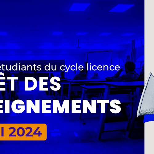 Avis aux étudiants du cycle licence fondamentale – Arrêt des enseignements