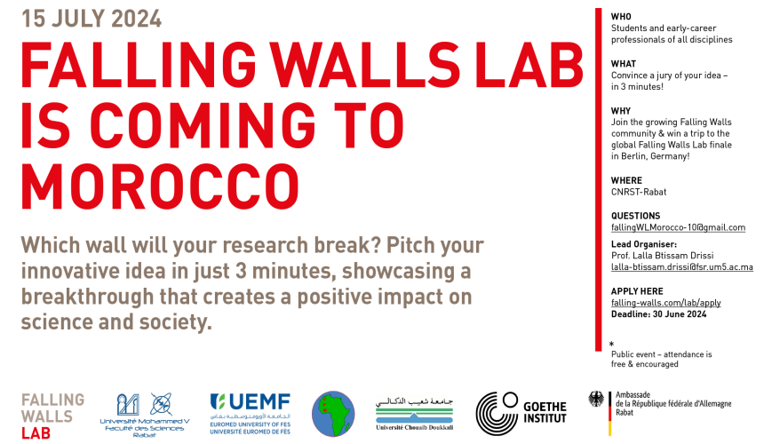 Appel à participation: FALLING WALLS LAB 2024