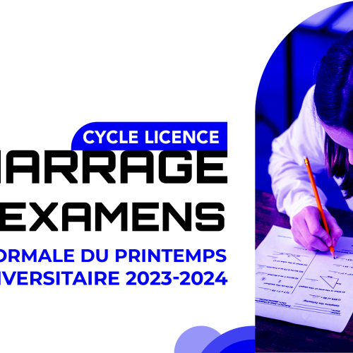 Démarrage des examens de la session normale du printemps de l’année universitaire 2023-2024