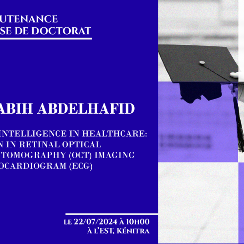 Avis de soutenance d’une thèse de doctorat (Mr ERRABIH ABDELHAFID)