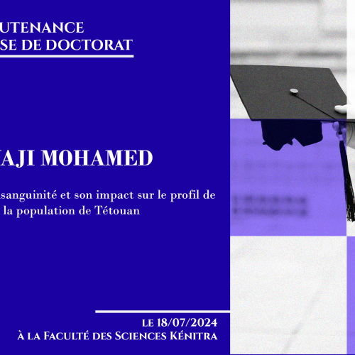 Avis de soutenance d’une thèse de doctorat (Mr HAJJAJI MOHAMED)