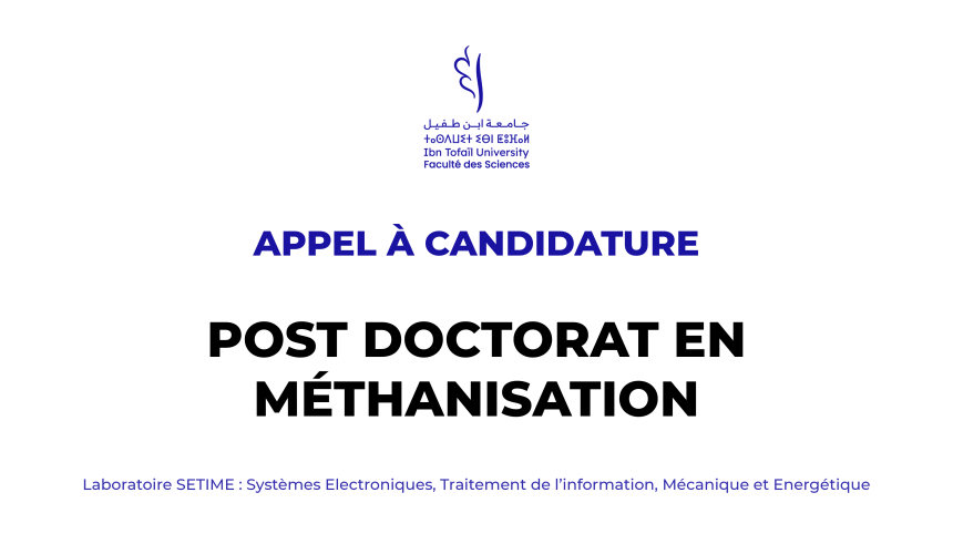 Appel à candidature pour CDD Post-Doctoral