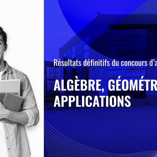 Résultats définitifs du concours d’accès au Master Algèbre, Géométrie et Applications