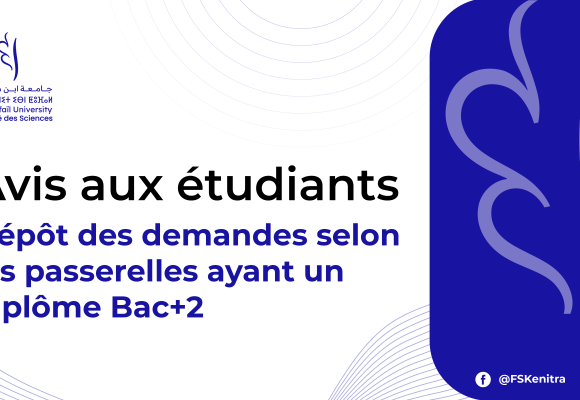 Dépôt des demandes selon les passerelles ayant un diplôme Bac+2