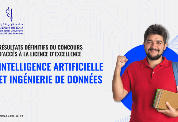 Résultats définitifs du concours d’accès au licence d’excellence: Intelligence Artificielle et Ingénierie de Données