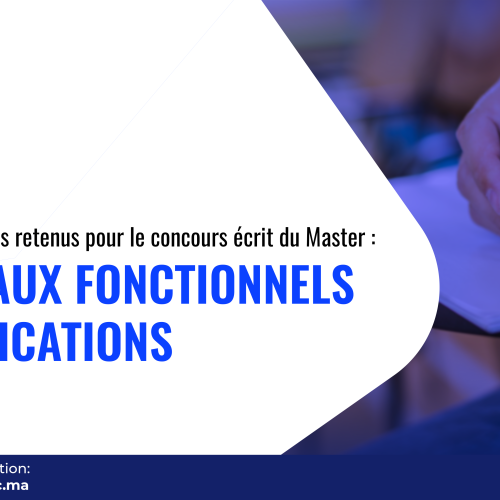 Liste des candidats retenus pour le concours écrit du Master Matériaux Fonctionnels et Applications