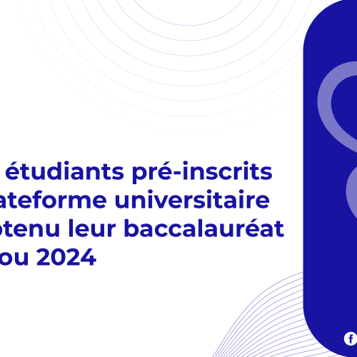 Avis aux étudiants pré-inscrits sur la plateforme universitaire ayant obtenu leur baccalauréat en 2023 ou 2024