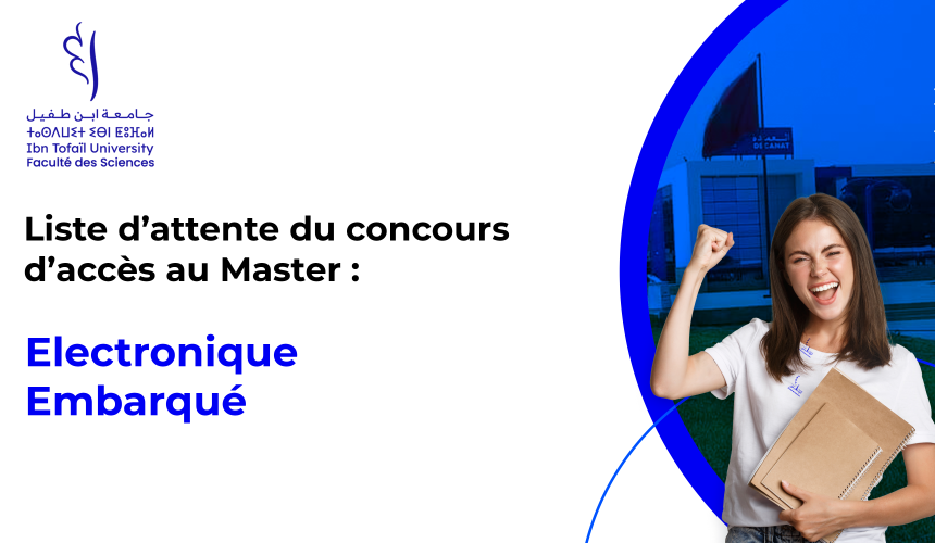 Liste d’attente du Master Electronique Embarqué