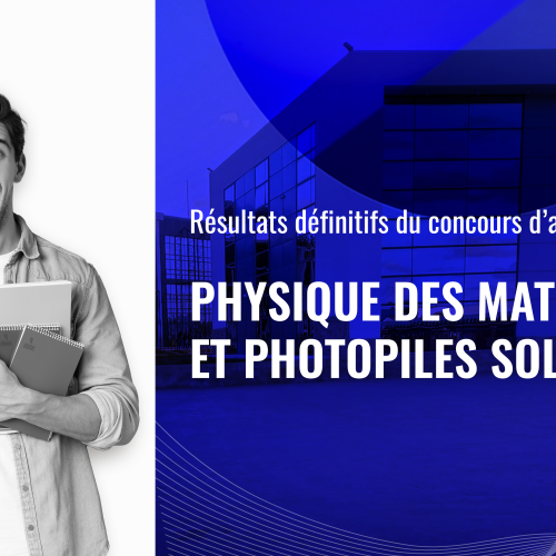 Résultats définitifs du concours d’accès au Master Physique des Matériaux et Photopiles Solaire