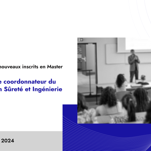 Avis aux étudiants nouveaux inscrits en Master Radioprotection sûreté et Ingénierie nucléaire