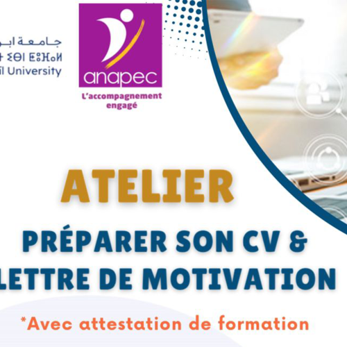 Atelier : Préparer son CV et lettre de motivation