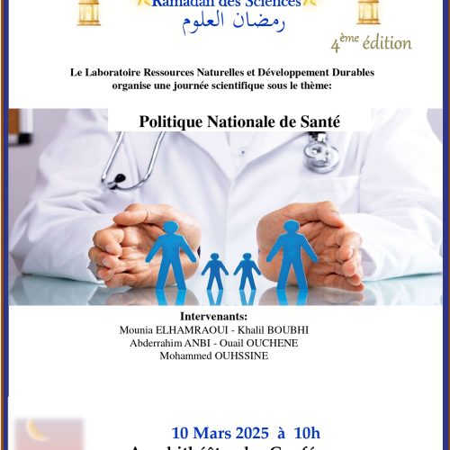 Ramadan des Sciences 4ème édition – Politique Nationale de Santé