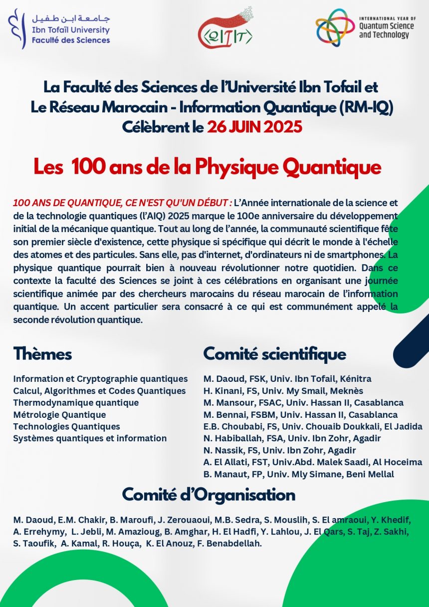 Les 100 ans de la Physique Quantique