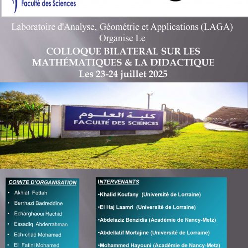 Colloque Bilatéral sur les Mathématiques & la Didactique