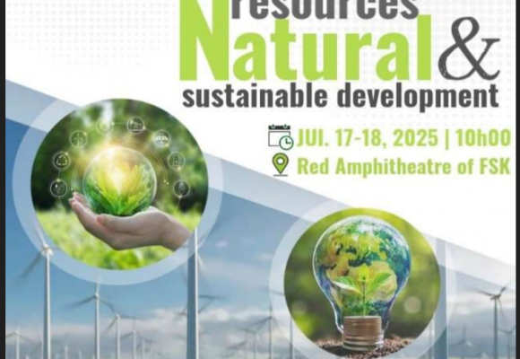 Appel à communications Conférence Internationale (mode hybride) sur : Ressources Naturelles et Développement Durable