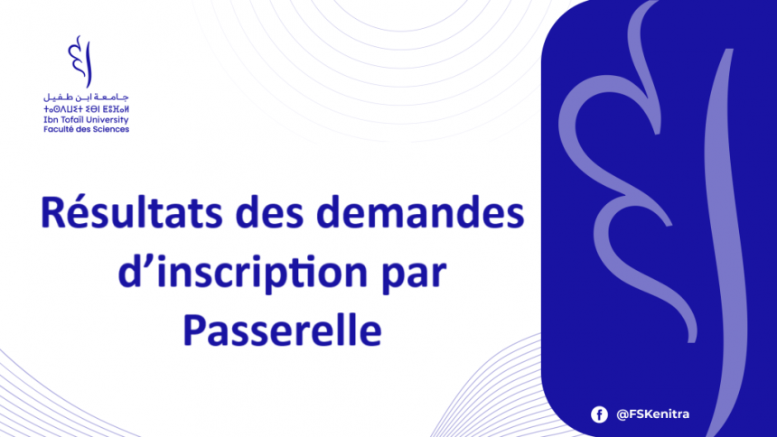 Résultats des demandes d’inscription par Passerelle