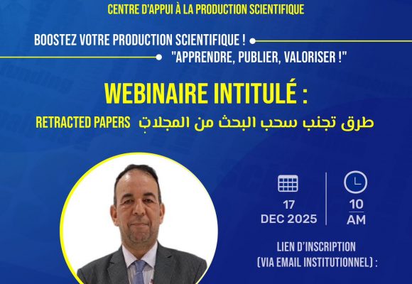 BOOSTEZ VOTRE PRODUCTION SCIENTIFIQUE ! « APPRENDRE, PUBLIER, VALORISER ! » BOOSTEZ VOTRE PRODUCTION SCIENTIFIQUE ! « APPRENDRE, PUBLIER, VALORISER ! »