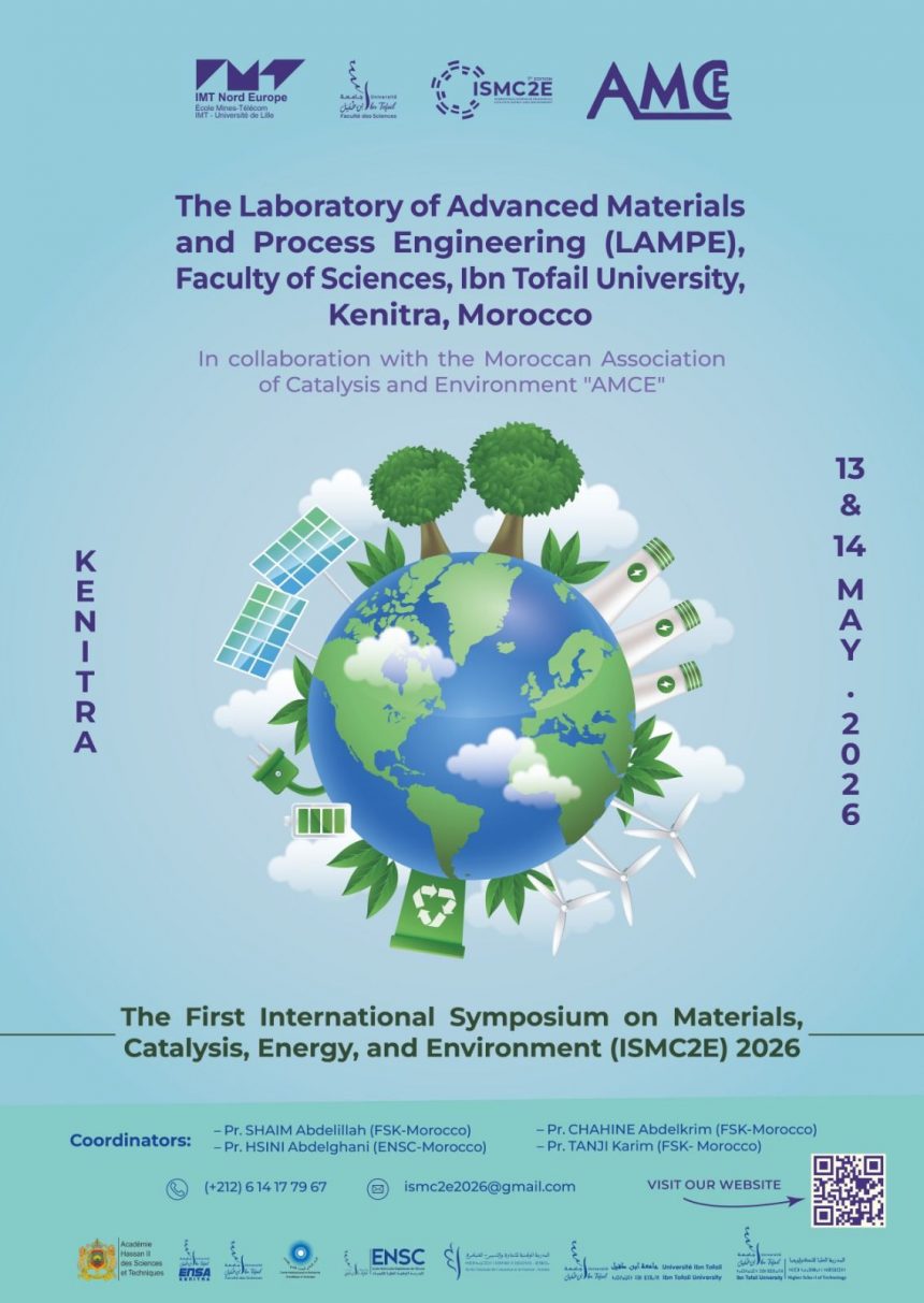 First International Symposium on Materials, Catalysis, Energy and Environment (ISMC2E 2026). First International Symposium on Materials, Catalysis, Energy and Environment (ISMC2E 2026).