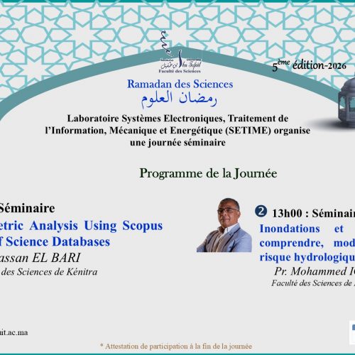 Ramadan des Sciences – 5ème édition-2026 -séminaire : Inondations et résilience territoriale: comprendre, modéliser et anticiper un risque hydrologique complexe , A Bibliometric Analysis Using Scopus and Web of Science Databases