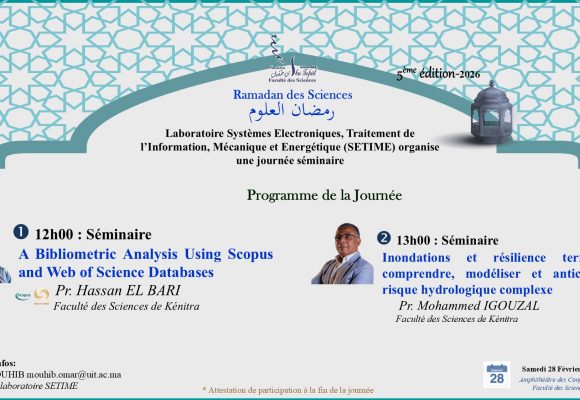 Ramadan des Sciences – 5ème édition-2026 -séminaire : Inondations et résilience territoriale: comprendre, modéliser et anticiper un risque hydrologique complexe , A Bibliometric Analysis Using Scopus and Web of Science Databases