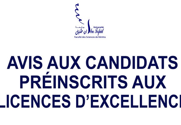 AVIS AUX CANDIDATS PRÉINSCRITS AUX LICENCES D’EXCELLENCE MÉCATRONIQUE – BIOTECHNOLOGIES AGROALIMENTAIRES – AGRONOMIE ET INNOVATION AVIS AUX CANDIDATS PRÉINSCRITS AUX LICENCES D’EXCELLENCE MÉCATRONIQUE – BIOTECHNOLOGIES AGROALIMENTAIRES – AGRONOMIE ET INNOVATION