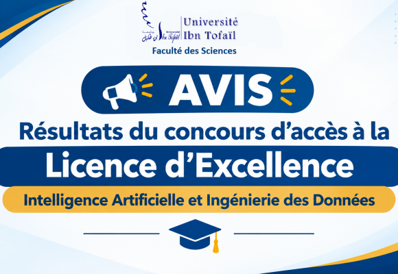 Résultats du concours d’accès à la Licence d’Excellence Intelligence Artificielle et Ingénierie des Données Résultats du concours d’accès à la Licence d’Excellence Intelligence Artificielle et Ingénierie des Données