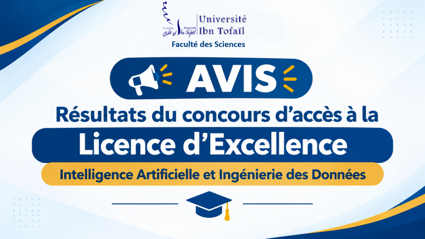 Résultats du concours d’accès à la Licence d’Excellence Intelligence Artificielle et Ingénierie des Données